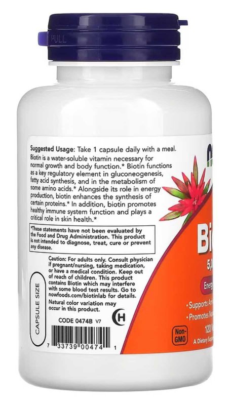 Biotina 5.000mcg