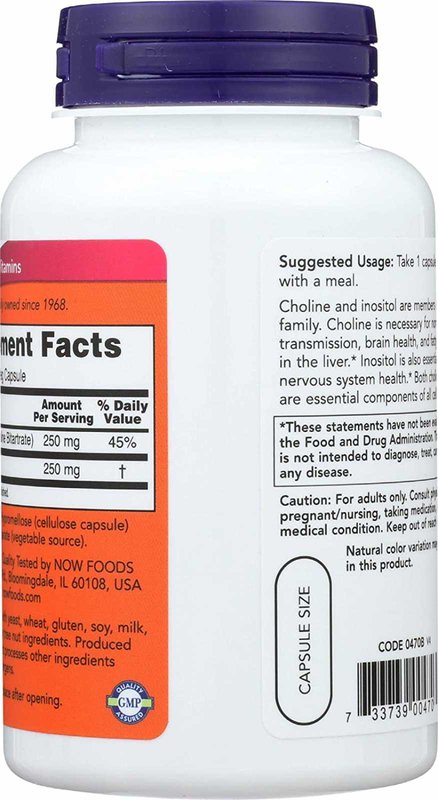 Colina e Inositol 500mg