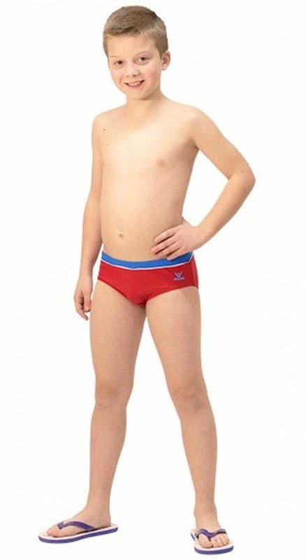 Cueca de Natação para Rapaz Spitz Vermelha