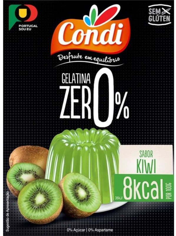 Gelatina Zero de Kiwi