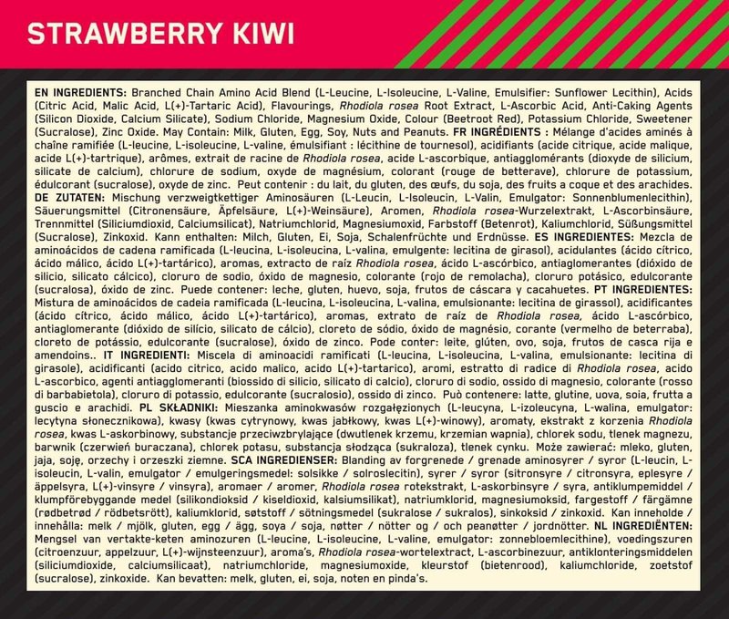 Gold Standard BCAA T&S