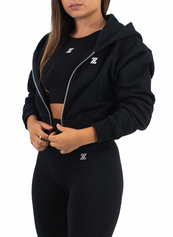 Gym Heroes Zip Crop Hoodie