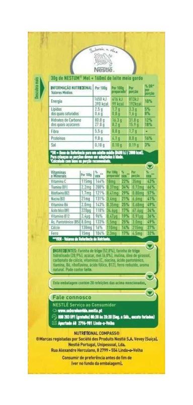Nestum Mel Cereais Clássico