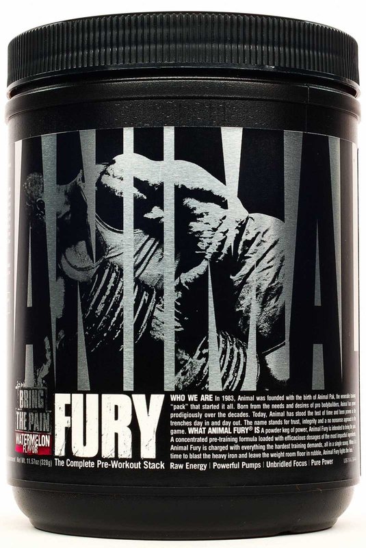 Pré-treino Fury Bring the pain