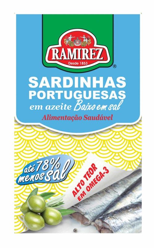 Sardinhas em Azeite Baixo em Sal