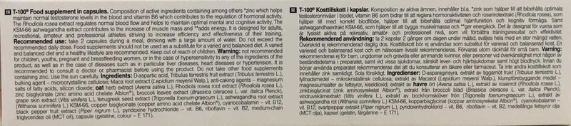 T-100 Male Testo Booster