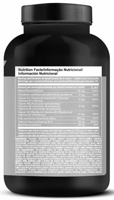 Vitaminas do Complexo B Profissional