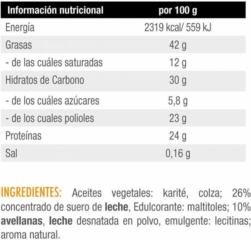 Whey Protein White Hazelnut Spread